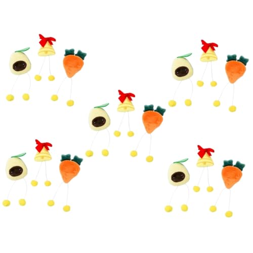 INOOMP 15 STK Katzenspielzeug Kompaktes Plüschtier Für Katzen Beißspielzeug Interessant Plüschia Kompaktes Leckerli Katzen-beißring-Spielzeug Kätzchen Katzenminze Kleines Spielzeug INOOMP 15 STK Katzenspielzeug Kompaktes Plüschtier Für Katzen Beißspielzeug Interessant Plüschia Kompaktes Leckerli Katzen-beißring-Spielzeug Kätzchen Katzenminze Kleines Spielzeug von INOOMP