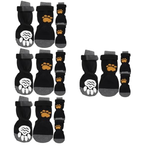 INOOMP 4sets Entzückende Hund Socken Kompakte Waschbar Haustier Socken Für Welpen 4 Stücke * 4 von INOOMP