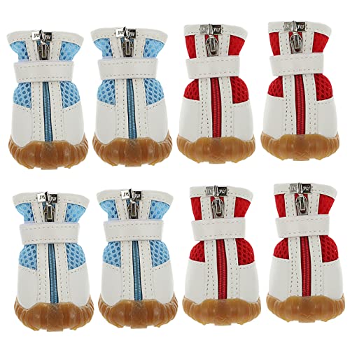 INOOMP 16 STK Haustierschuhe Sommer Hund Chihuahua-Schuhe für Hunde Hundemasche Hundestiefel Sommer Haustier hundeschuhe Paws pfotenschutz Welpe Heimtierbedarf Haustier Stiefel Gummi INOOMP 16 STK Haustierschuhe Sommer Hund Chihuahua-Schuhe für Hunde Hundemasche Hundestiefel Sommer Haustier hundeschuhe Paws pfotenschutz Welpe Heimtierbedarf Haustier Stiefel Gummi von INOOMP