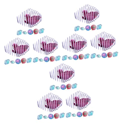 INOOMP 18 STK Käfig Katzenspielzeug Katze neckt Ball Spielzeug mit rollenden Bällen für Haustiere Plüschtier Spielzeuge Flirtspielzeug für Katzen Katzenbälle Kätzchen Frühlingsball INOOMP 18 STK Käfig Katzenspielzeug Katze neckt Ball Spielzeug mit rollenden Bällen für Haustiere Plüschtier Spielzeuge Flirtspielzeug für Katzen Katzenbälle Kätzchen Frühlingsball von INOOMP