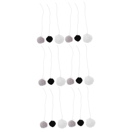 INOOMP 18 STK Spielzeug Für Katzenstreu Kauspielzeug Für Katzen Interaktiver Katzenball Katzenkauball Kätzchen Kratzspielzeug Spielzeug Zum Necken Von Katzen Pet-Ball-Spielzeug Bommel INOOMP 18 STK Spielzeug Für Katzenstreu Kauspielzeug Für Katzen Interaktiver Katzenball Katzenkauball Kätzchen Kratzspielzeug Spielzeug Zum Necken Von Katzen Pet-Ball-Spielzeug Bommel von INOOMP