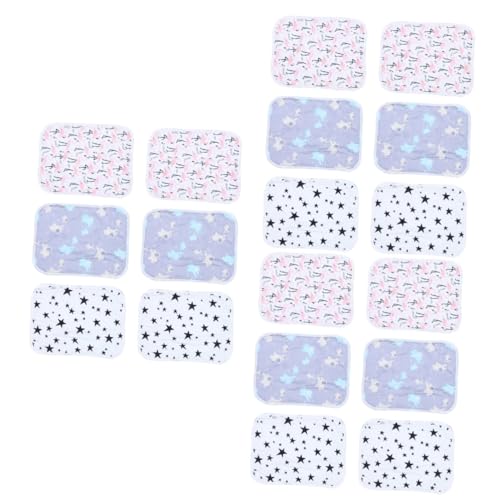 INOOMP 18 STK pet pinkelmatte Hamster-Pads Welpen-PIPI-Pads für kleine Hunde tierkissen tierische bescherung Matratze Haustier Hamsternestbett Trainingsunterlage für Hamster atmungsaktiv INOOMP 18 STK pet pinkelmatte Hamster-Pads Welpen-PIPI-Pads für kleine Hunde tierkissen tierische bescherung Matratze Haustier Hamsternestbett Trainingsunterlage für Hamster atmungsaktiv von INOOMP