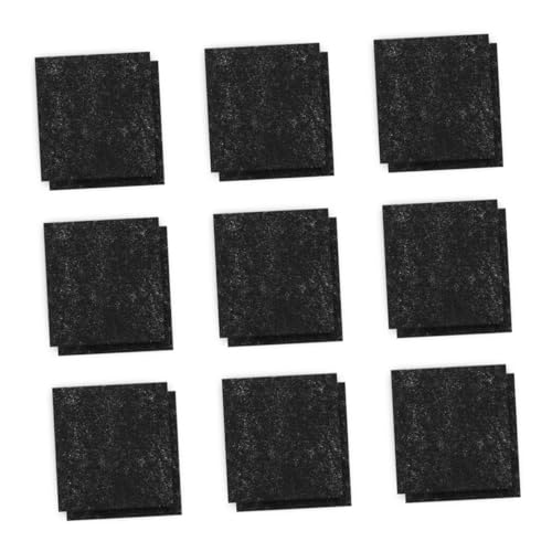 INOOMP 18 Stück Teiliges Aktivkohle Geruchsfilter Pad für Katzentoiletten und Mülleimer Austauschbare Filtermatten zur Geruchsbeseitigung Passend für Klumpstreu Katzentoilette Einfach zu von INOOMP