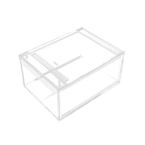 INOOMP Reptilien-zuchtbox Fütterungsbox Für Reptilien Aus Acryl Optisch Für Einfache Beobachtung Und Reinigung von INOOMP
