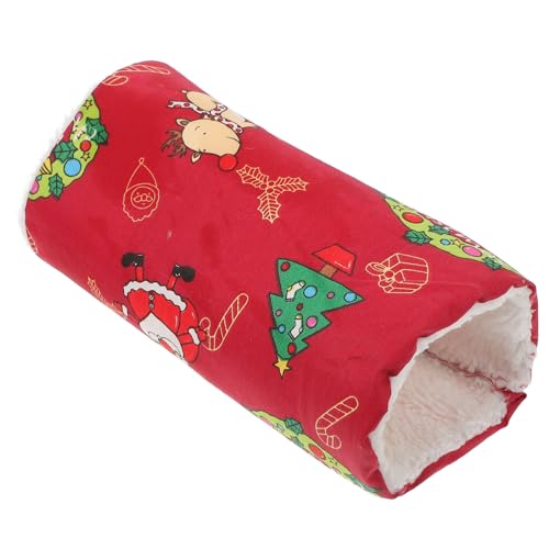 INOOMP Verstecknest Bett für Haustiere Tierhandlung Zuhause Bequemer Warmer Fleece-Tunnel von INOOMP