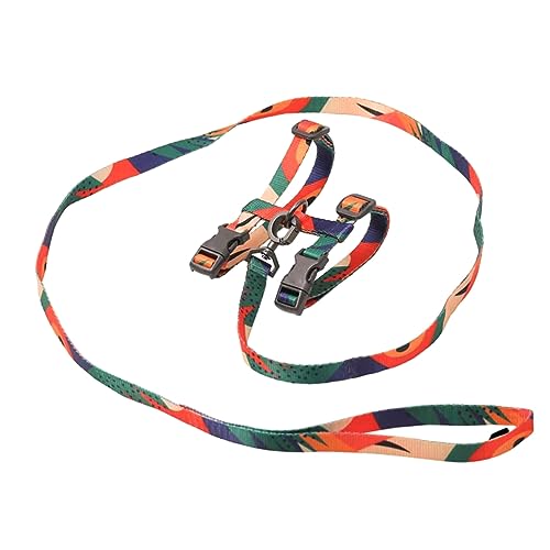 INOOMP Haustiergeschirre Katzen- und Leinen-Set Polyester und Pom-Material H-Form für Katzen Leicht Zu Tragen INOOMP Haustiergeschirre Katzen- und Leinen-Set Polyester und Pom-Material H-Form für Katzen Leicht Zu Tragen von INOOMP