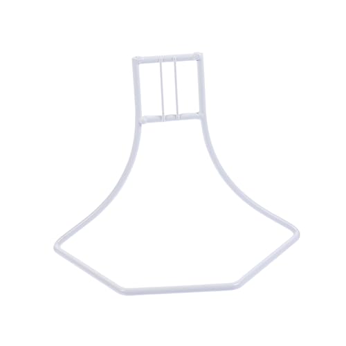 INOOMP Hamster Laufrad Unterstützung Rack Robuste Eisen Halterung Für Haustier Spielzeug Weiß 1pc von INOOMP
