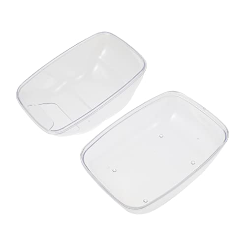 INOOMP 1stück Hamster Badewanne Transparentes Design Hamster-Badezimmer Und Toilette Für Kleintiere Für Und Meerschweinchen Kompakt Und Leicht Zu Lagern von INOOMP