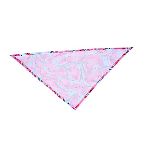 INOOMP 1pc Haustierhalsband Lätzchen Wassermelonenmuster Hundespeichelhalsband Haustier Hundezubehör Täglicher Gebrauch Kleiner Hund M Komfortmaterial von INOOMP