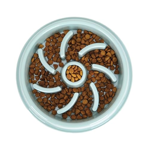 INOOMP 1Stk Haustier verhindert Choke Bowl Easy putz Easy-clean Katzen erhöhte Hundenäpfe Aufkleber Schrecken langsam fressender Feeder Futterautomat für Haustiere der Hund Slow-Food-Bowl von INOOMP
