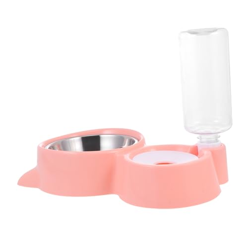 INOOMP Futter- Und Wasserspender-Set Für Haustiere Futternapf in Katzenohrform Automatische Nachfüllung Für Hunde Und Katzen von INOOMP
