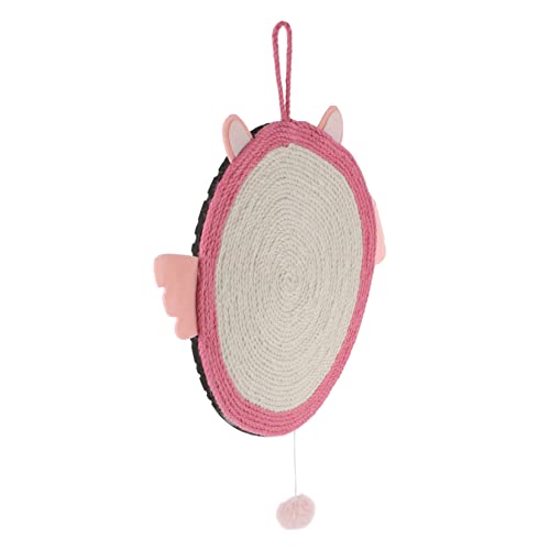 INOOMP Angel Cat Kratzbaum Sisal Pad Katze Boden Teppich Haustier Spielzeug Katze Trainingsmatte von INOOMP