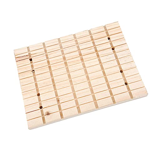 INOOMP 1stück Holz Fußmatte Für Haustiere Ratten Kaninchen Chinchilla Und Meerschweinchen Krallenpflege rutschfest Zur Krallenpflege Für Bequemes Liegen INOOMP 1stück Holz Fußmatte Für Haustiere Ratten Kaninchen Chinchilla Und Meerschweinchen Krallenpflege rutschfest Zur Krallenpflege Für Bequemes Liegen von INOOMP