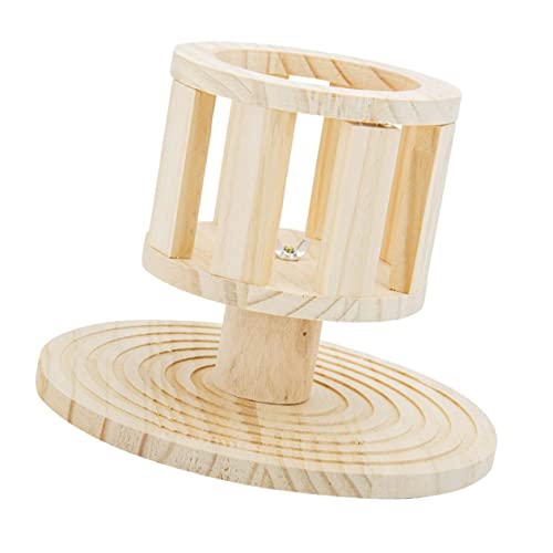 INOOMP Feeder Holz Stroh Rack Für Lebensmittel Meerschweinchen Bereicherung Schüssel Dual-use-heu Krippe von INOOMP