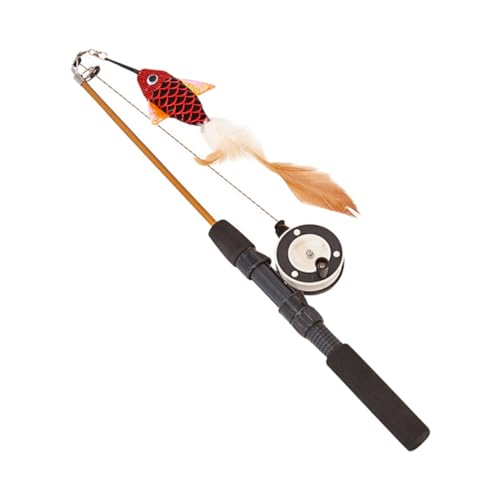 INOOMP 1stück Katzenangel Einziehbare Interaktive Spielangel Für Katzen Farbenfrohes Design Robustes Material Fördert Aktives Spielen Und Bewegung Für Katzenliebhaber INOOMP 1stück Katzenangel Einziehbare Interaktive Spielangel Für Katzen Farbenfrohes Design Robustes Material Fördert Aktives Spielen Und Bewegung Für Katzenliebhaber von INOOMP