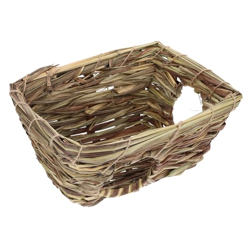 INOOMP 2 STK Hasenest aus Stroh Kauspielzeug für kleine Welpen Welpenruhehaus Häschen Grashaus hundefressnäpfe Hamster Ruhezubehör für Haustiere tierisches Nest Schilfgras INOOMP 2 STK Hasenest aus Stroh Kauspielzeug für kleine Welpen Welpenruhehaus Häschen Grashaus hundefressnäpfe Hamster Ruhezubehör für Haustiere tierisches Nest Schilfgras von INOOMP