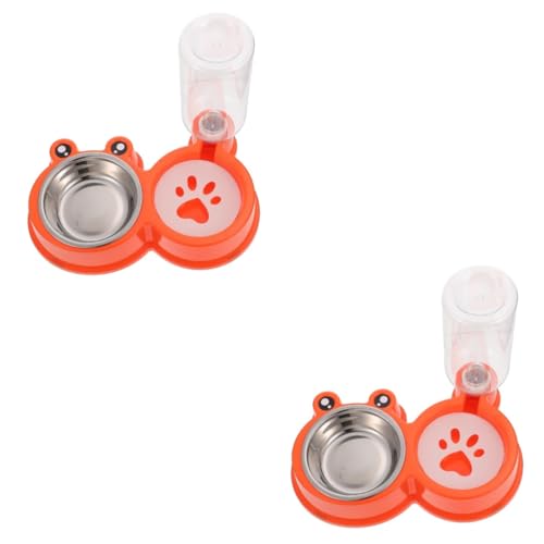 INOOMP 2 STK Haustiernapf automatische Zuführung Hundespender Dog Bowl Hunde schüssel Katzennäpfe Katzennapf Automatischer Wasserspender für Hunde Haustierzubehör Lebensmittel Zubringer von INOOMP