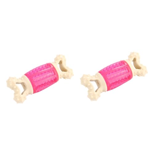 INOOMP 2stücke Squeaky Hundespielzeug Mit Hundegesicht Cartoon Design Kauspielzeug Für Kleine Hunde Aus Strapazierfähigem Material Für Spiel Und Beschäftigung von INOOMP