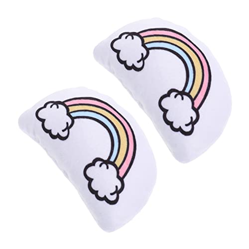 INOOMP 2stücke Interaktive Katzenspielzeuge Mit Catnip Kreative Spielzeuge Für Katzen Bewegung Und Beschäftigung Regenbogen-Design von INOOMP
