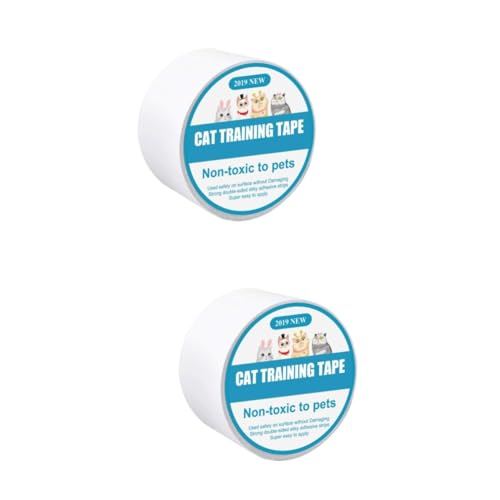 INOOMP 2 STK Schutzband Selbst- Katze Kratzt Aufkleber Leitung Kratzschutz Für Möbel Von Katzen 2-seitiges Klebeband Keine Kratzkatze Doppelseitiges Abklebeband Weiß Blatt Haustier INOOMP 2 STK Schutzband Selbst- Katze Kratzt Aufkleber Leitung Kratzschutz Für Möbel Von Katzen 2-seitiges Klebeband Keine Kratzkatze Doppelseitiges Abklebeband Weiß Blatt Haustier von INOOMP