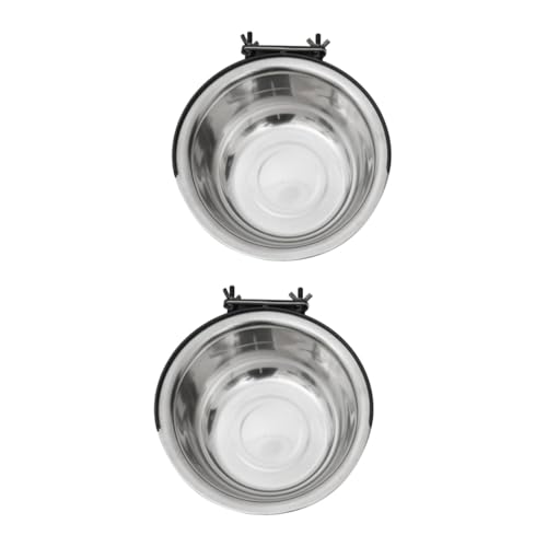 INOOMP 2 STK Wassernapf für Tierfutter edelstahlschale edelstahlschüsseln Futter- und Wassernapf für Haustierkäfige Futter für Vogelhäuschen Hundefutter Essgeschirr Coop-Tasse Hundekäfig INOOMP 2 STK Wassernapf für Tierfutter edelstahlschale edelstahlschüsseln Futter- und Wassernapf für Haustierkäfige Futter für Vogelhäuschen Hundefutter Essgeschirr Coop-Tasse Hundekäfig von INOOMP