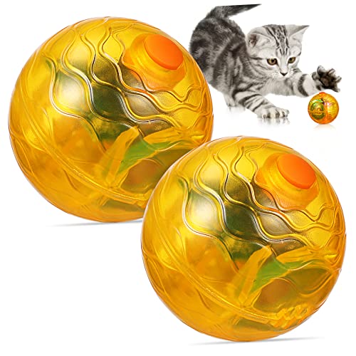 INOOMP 2 STK rollender Blitzball interaktives katzenspielzeug Interactive cat Toy Katzenspielzeugball leuchtende Ballspielzeuge Katzenspielzeug für drinnen Katzenbälle elektrisch Pet-Ball von INOOMP