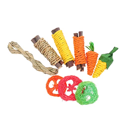 INOOMP 2 Sätze Hamster-Spielzeug Hamster Spielzeug Kaninchenspielzeug Hasenkauspielzeug Guinea Snacks Hasenspielzeug Hamsterspielzeug Tierzähne Spielzeug Plüsch Hund Käfig hölzern INOOMP 2 Sätze Hamster-Spielzeug Hamster Spielzeug Kaninchenspielzeug Hasenkauspielzeug Guinea Snacks Hasenspielzeug Hamsterspielzeug Tierzähne Spielzeug Plüsch Hund Käfig hölzern von INOOMP
