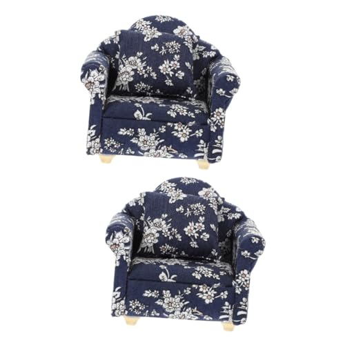 INOOMP Fels Für Hamster 2 Sets Hamster-Sofa Spielzeug Igel Spielzeug Kleintier-Sofa Bett Puppenhaus-zubehör Hamster-Mini-Sofa Rollenspielzeug Mini-möbel Miniatur-Sofa Schmücken Hamster Schmuck von INOOMP