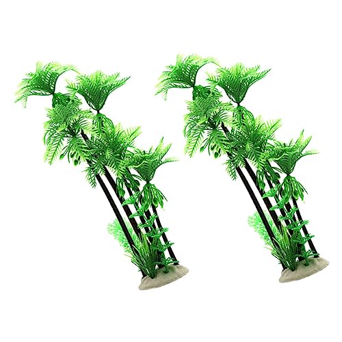 INOOMP 2 Stück Aquarium Deko Künstliche Kokosnussbäume Kunststoff Modell Lebensechte Tropische Bäume Aquarien Ornament Fischtank Zubehör INOOMP 2 Stück Aquarium Deko Künstliche Kokosnussbäume Kunststoff Modell Lebensechte Tropische Bäume Aquarien Ornament Fischtank Zubehör von INOOMP