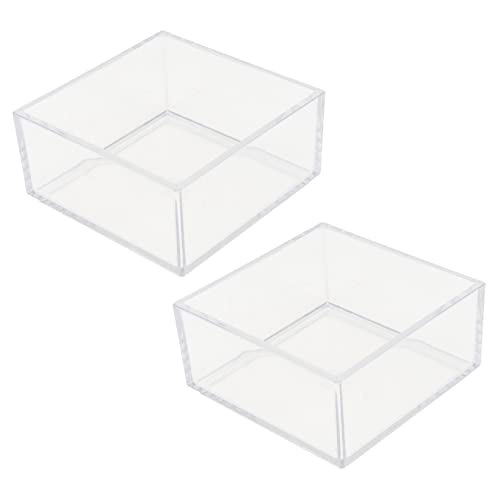 INOOMP 2pcs Reptil Wasser Schüssel Acryl Material Pet Feeder für Hamster Spinnen Eidechsen von INOOMP