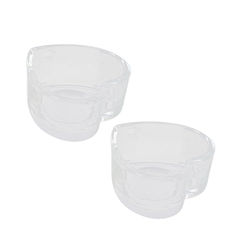 INOOMP 2er-Pack Futter- Und Wassernäpfe Für Haustiere – Futter- Und Wassernäpfe Für Ratten Und Chinchillas Waschbar Nicht Waschbar Sicher Für Die Tägliche Fütterung von INOOMP