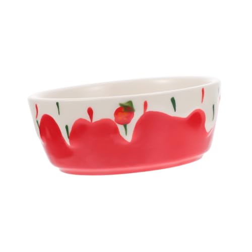 INOOMP 2stücke Hamster Fressnapf Aus Keramik Robuste Anti- Schüssel Für Kleine Tiere Für Hamster Und Meerschweinchen Vielseitig Einsetzbar Bad Und Toilette Attraktive Erdbeer-Design INOOMP 2stücke Hamster Fressnapf Aus Keramik Robuste Anti- Schüssel Für Kleine Tiere Für Hamster Und Meerschweinchen Vielseitig Einsetzbar Bad Und Toilette Attraktive Erdbeer-Design von INOOMP