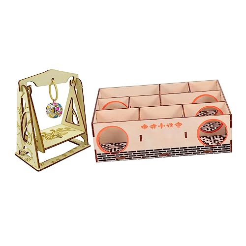 INOOMP 2stücke Hamster Labyrinthhaus Kreatives Spielzeug Für Kleintiere Tunnel Für Hamster Und Mäuse Fördert Das Wohlbefinden Aktivität Von Kleinen Haustieren Für Nager Und Ratten INOOMP 2stücke Hamster Labyrinthhaus Kreatives Spielzeug Für Kleintiere Tunnel Für Hamster Und Mäuse Fördert Das Wohlbefinden Aktivität Von Kleinen Haustieren Für Nager Und Ratten von INOOMP