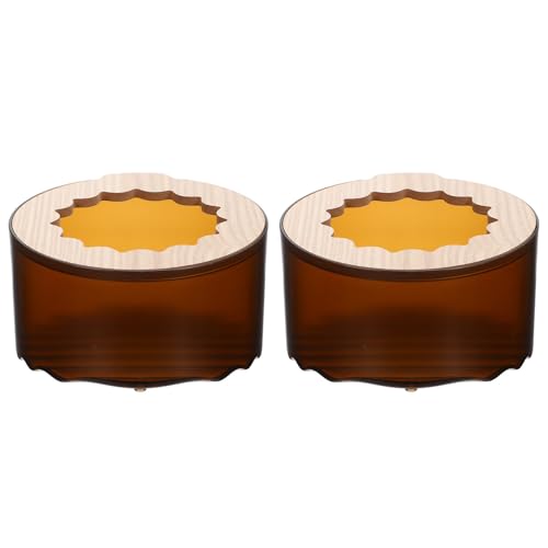 INOOMP 2 Stück Hamsterbadewanne – Kleintiere Badezimmer Sandbadebehälter – Toilette für Zwerghamster Rennmäuse Mäuse Kleintiere INOOMP 2 Stück Hamsterbadewanne – Kleintiere Badezimmer Sandbadebehälter – Toilette für Zwerghamster Rennmäuse Mäuse Kleintiere von INOOMP