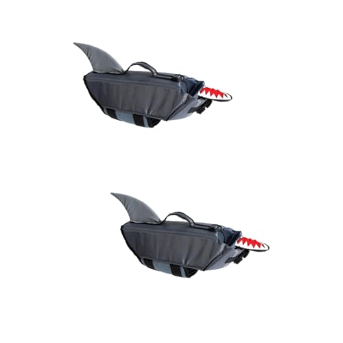 INOOMP 2stücke Dog Swim Vest Für Wasseraktivitäten Verstellbare Schwimmweste Wasserdichtes Hundebekleidungsstück Geeignet Für Kleine Bis Große Hunde Für Pool Und Strand von INOOMP