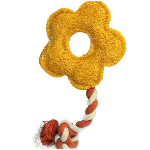 INOOMP Haustierspielzeug 2er-Pack Luffa-blumenförmiges Backenzahn-kauspielzeug Haustierspielzeug für Hunde und Katzen Apportier- und Spielspielzeug INOOMP Haustierspielzeug 2er-Pack Luffa-blumenförmiges Backenzahn-kauspielzeug Haustierspielzeug für Hunde und Katzen Apportier- und Spielspielzeug von INOOMP