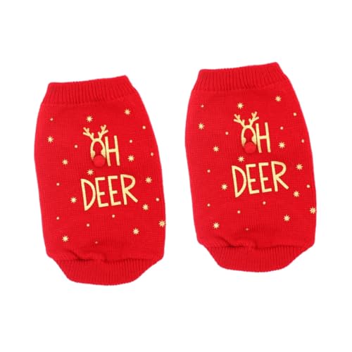 INOOMP 2 Stück Haustier Pullover Haustier Kleidung Party Hundetuch Hundepullover Haustier Party Kostü Hunde Kleidung Haustier Party Kleidung von INOOMP