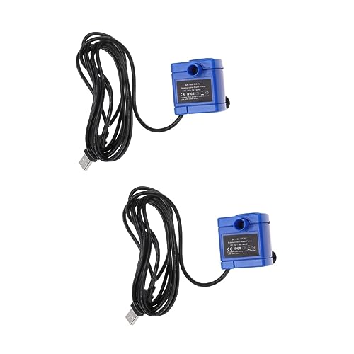 INOOMP 2 Stück Haustierbrunnenpumpe Haustierbedarf Haustierwassertrinkpumpe Tauchwasserpumpe Haustierwasserspenderpumpe INOOMP 2 Stück Haustierbrunnenpumpe Haustierbedarf Haustierwassertrinkpumpe Tauchwasserpumpe Haustierwasserspenderpumpe von INOOMP