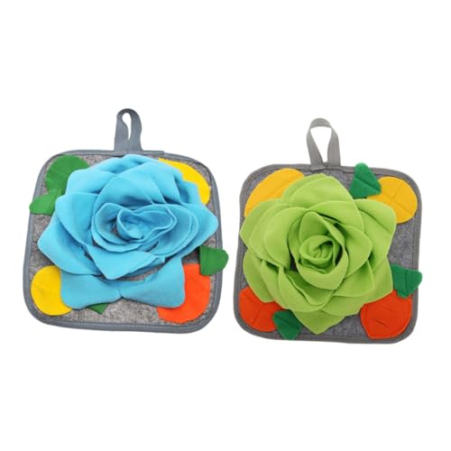 INOOMP 2stücke Schnüffelmatte Für Haustiere Hamster Kaninchen Und Vögel Vielseitige Futter Und Spielmatte Für Langsames Fressen Und Training Umweltfreundliches Material Ansprechende INOOMP 2stücke Schnüffelmatte Für Haustiere Hamster Kaninchen Und Vögel Vielseitige Futter Und Spielmatte Für Langsames Fressen Und Training Umweltfreundliches Material Ansprechende von INOOMP