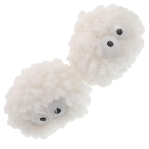 INOOMP 2 Stück Katzen haben Spaß Kätzchenspielzeug für Katze Bommelkugel Katzenstartkugel Katze spielt Ball Pomponbälle für Katzen Katzenspielzeug necken Plüsch Weiß INOOMP 2 Stück Katzen haben Spaß Kätzchenspielzeug für Katze Bommelkugel Katzenstartkugel Katze spielt Ball Pomponbälle für Katzen Katzenspielzeug necken Plüsch Weiß von INOOMP