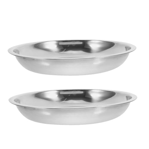 INOOMP 2stücke Edelstahl Hundeschalen Futter Und Wassernäpfe Für Haustiere Leicht Zu Reinigende Schalen Für Welpen Und Katzen Für Zuhause Und Reisen INOOMP 2stücke Edelstahl Hundeschalen Futter Und Wassernäpfe Für Haustiere Leicht Zu Reinigende Schalen Für Welpen Und Katzen Für Zuhause Und Reisen von INOOMP