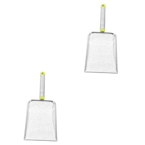 INOOMP 2 Stücke Katzenstreu Scooper Metall Wurf Box Scooper Feine Mesh Sand Sichter Wurf Scoop Für Haustier INOOMP 2 Stücke Katzenstreu Scooper Metall Wurf Box Scooper Feine Mesh Sand Sichter Wurf Scoop Für Haustier von INOOMP