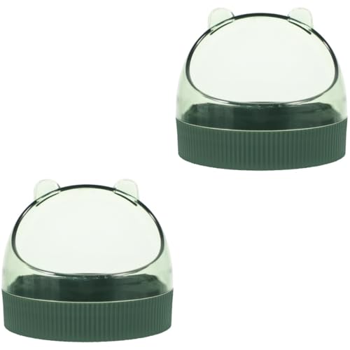 INOOMP 2stücke Transparente Hamsterfutter Und Wasserschalen Aus Acryl Für Meerschweinchen Chinchillas Und Kleine Haustiere Mitternachtsgrün Praktisch Und Kompakt Für Fütterung INOOMP 2stücke Transparente Hamsterfutter Und Wasserschalen Aus Acryl Für Meerschweinchen Chinchillas Und Kleine Haustiere Mitternachtsgrün Praktisch Und Kompakt Für Fütterung von INOOMP