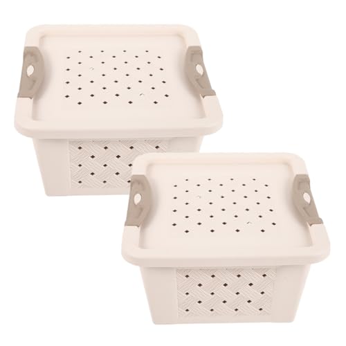 INOOMP 2 Stück Kleintier transportbox aus Kunststoff mit Belüftungslöchern Tragbare Hamster transportbox für Meerschweinchen Kaninchen Chinchilla Igel als Haustier aufbewahrungsbox für INOOMP 2 Stück Kleintier transportbox aus Kunststoff mit Belüftungslöchern Tragbare Hamster transportbox für Meerschweinchen Kaninchen Chinchilla Igel als Haustier aufbewahrungsbox für von INOOMP