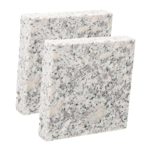 INOOMP 2 Stück Kühlplatte für Kleintiere Langlebigem Marmor Kreative Kühlmatte für Hamster Kaninchen und Meerschweinchen Sommerliches Schlafnest zur Effektiven Abkühlung von INOOMP