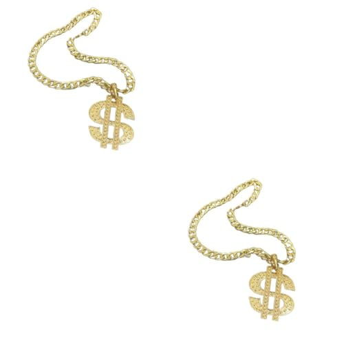 INOOMP 2stücke Kreative Haustier Halskette Mit Einstellbare Hundehalsband Goldene Kette Für Haustierdekoration Für Partys Und Besondere Anlässe INOOMP 2stücke Kreative Haustier Halskette Mit Einstellbare Hundehalsband Goldene Kette Für Haustierdekoration Für Partys Und Besondere Anlässe von INOOMP