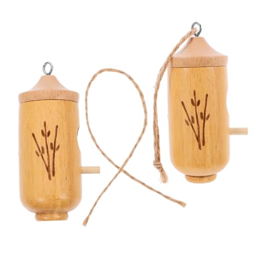 INOOMP 2 Stück Teiliges Holz Hummingbird Haus mit Metallring zum Aufhängen Natürliche Vogelhaus Dekoration für Garten Balkon und Innenräume Wetterfestes Nistkasten für Draußen INOOMP 2 Stück Teiliges Holz Hummingbird Haus mit Metallring zum Aufhängen Natürliche Vogelhaus Dekoration für Garten Balkon und Innenräume Wetterfestes Nistkasten für Draußen von INOOMP