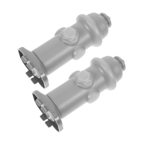 INOOMP 2 Stück Teiliges Hundeklo mit Urin säule aus Stabilem Indoor Hundetoilette für Welpentraining Einfach zu Reinigen Platzsparend Graue Trainingssäule für Sauberes Urin Training von INOOMP