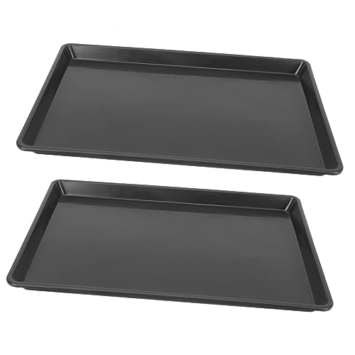 INOOMP 2 Stück Toilettenschüssel Bettpfannen-Tabletts für Hunde Meerschweinchenkäfig Hasen zubehör für den käfig kaninchenstall zubehör Ersatzschale für Hundebox Sittich Töpfchen Tablett von INOOMP