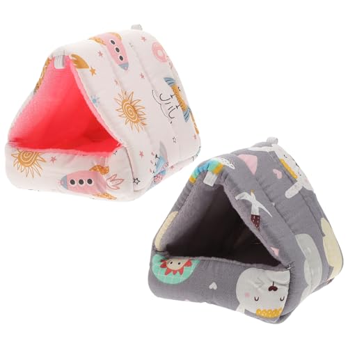 INOOMP 2 Stück Warmer Hamster Unterschlupf aus Weichem Baumwollstoff Kuschelige Schlafhöhle für Kleine Nager Wie Hamster Chinchilla und Mäuse Atmungsaktives Nest für Gemütliches INOOMP 2 Stück Warmer Hamster Unterschlupf aus Weichem Baumwollstoff Kuschelige Schlafhöhle für Kleine Nager Wie Hamster Chinchilla und Mäuse Atmungsaktives Nest für Gemütliches von INOOMP